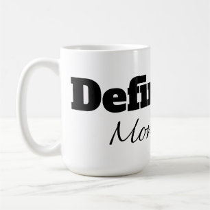 DEFINIEREN DER MOMENTKAFFEE-KOPF KAFFEETASSE
