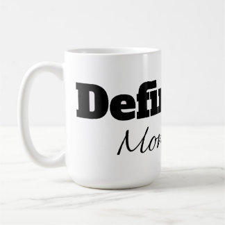 DEFINIEREN DER MOMENTKAFFEE-KOPF KAFFEETASSE
