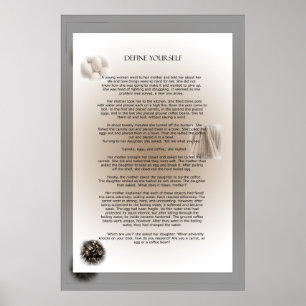 Definieren Sie sich selbst Poster