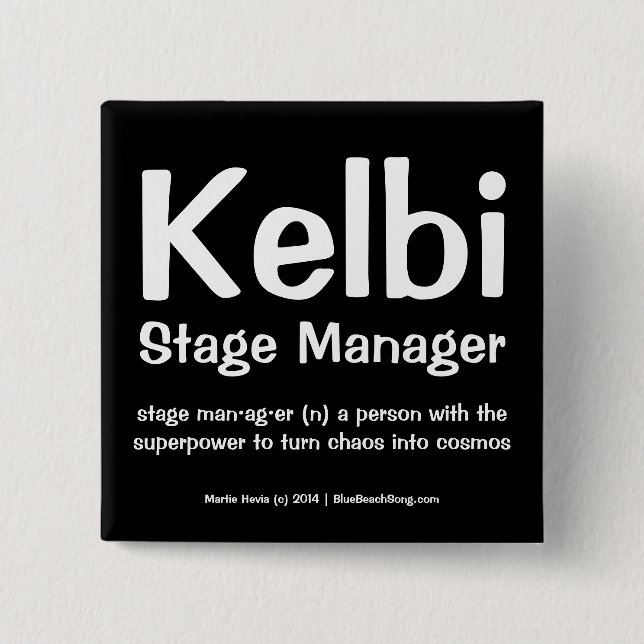 Definieren Sie sich u. Ihren Job-Knopf Button (Vorderseite)