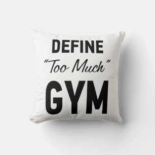 Definieren Sie zu viel Fitness Kissen