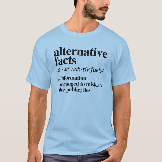 DEFINITION ALTERNATIVER FAKTEN T-Shirt (Vorderseite)
