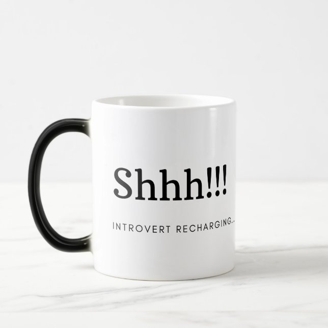 Définition amusante de Shh pour la tasse de café i (Gauche)