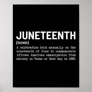 Definition Black African American Men W Poster