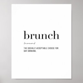 Definition Brunch Poster