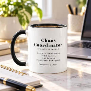 Définition de Coordinateur de Chaos Mug Photo Pers