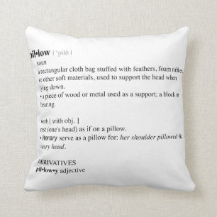 Définition de dictionnaire de coussin