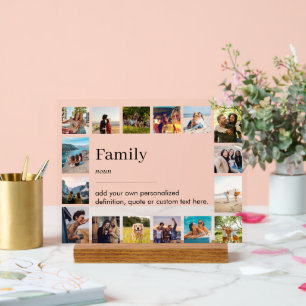 Définition de famille Collage de photos personnali