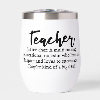 Définition de l'enseignant Vin Tumbler