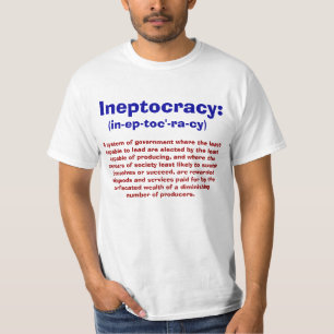 Définition de T-shirts d'Ineptocracy