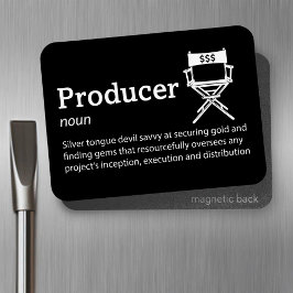 Definition der Filmproduzenten - 3 Zoll x 4 Zoll F Magnet