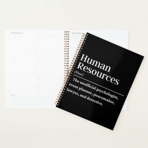 Definition der Humanressourcen Planer