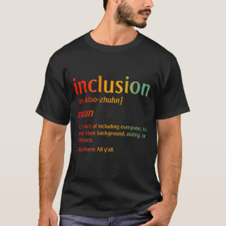 Definition der Integration im südlichen Stil T-Shirt