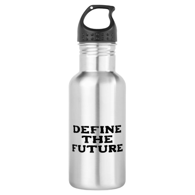 Definition der künftigen Wasserflasche (Vorderseite)