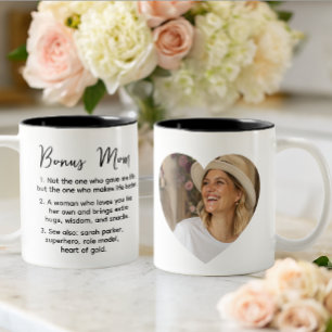 Definition der personalisierten Bonus-Mama Zweifarbige Tasse