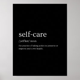 Definition der Selbstversorgung Poster