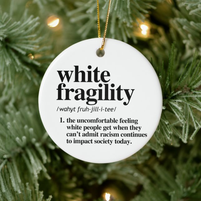 Definition der weißen Fragilität Keramik Ornament (Baum)