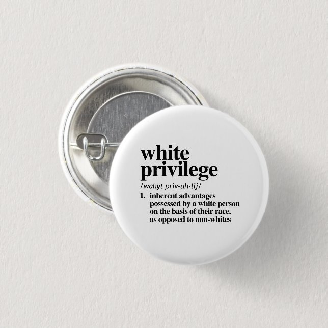 Definition der weißen Vorrechte Button (Vorne & Hinten)