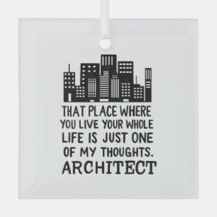 Definition des Architekten Ornament Aus Glas
