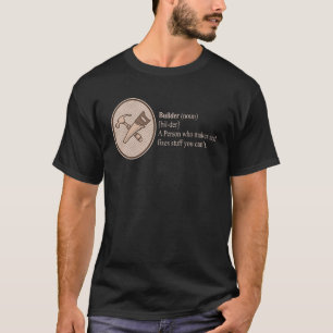 Definition des Bauarbeiters nach T-Shirt