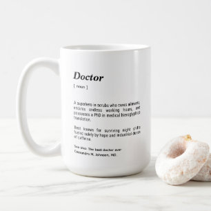 Definition des Begriffs "Doctor Funny Dictionary" Kaffeetasse