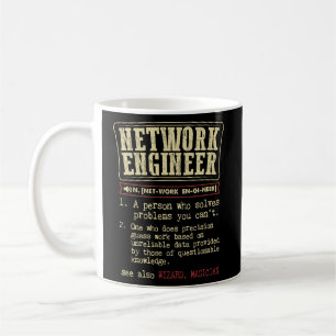 Definition des Begriffs "Netzwerkingenieur" Kaffeetasse