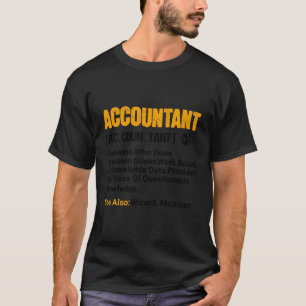 Definition des Begriffs "Rechnungsführung" Hauptab T-Shirt