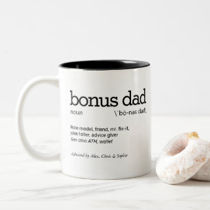 Definition des Bonus-Vaters Zweifarbige Tasse