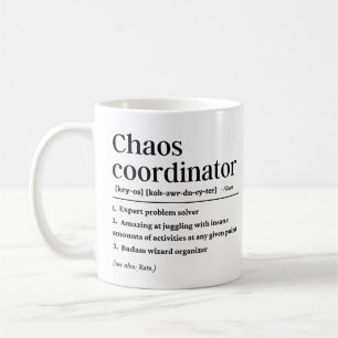 Definition des Chaos-Koordinators Kaffeetasse
