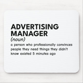 Definition des coolen Marketing Managers Mousepad