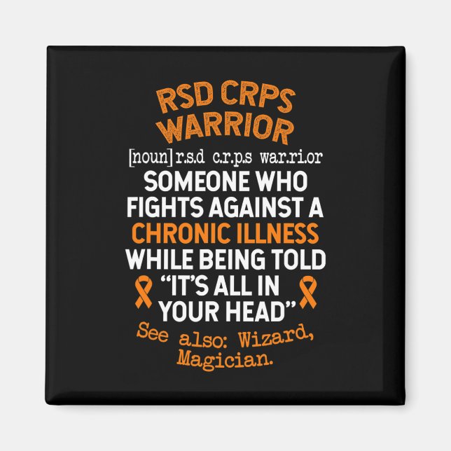 Definition des CRPS-Warriors Magnet (Vorne)