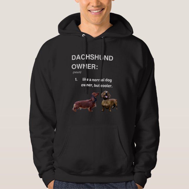 Definition des Dackel Hoodie (Vorderseite)