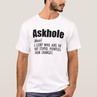 Definition des Designers - Spalte T-Shirt