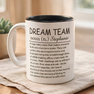 Definition des Dream Team Zweifarbige Tasse