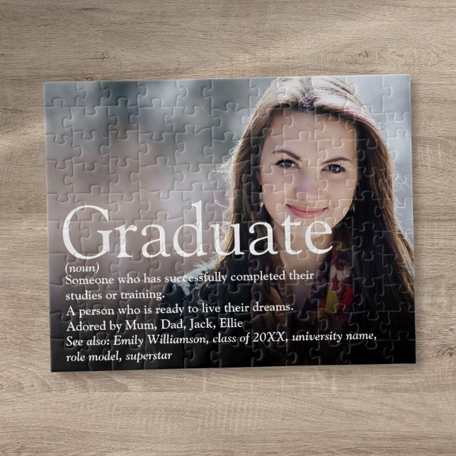 Definition des Fotos für Hochschulabsolventen mode (Graduate Photo Definition Modern Jigsaw Puzzle)