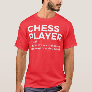 Definition des "Funny Chess Player" T-Shirt