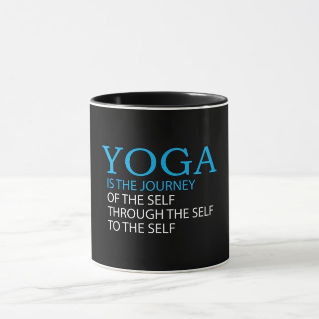 Definition des inspirierenden Yoga Tasse (Zentrum)