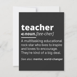 Definition des Lehrers - Funny Teaching School Tea