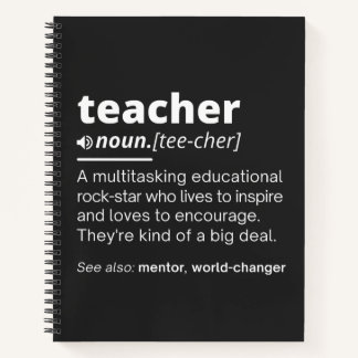 Definition des Lehrers - Funny Teaching School Tea Notizbuch