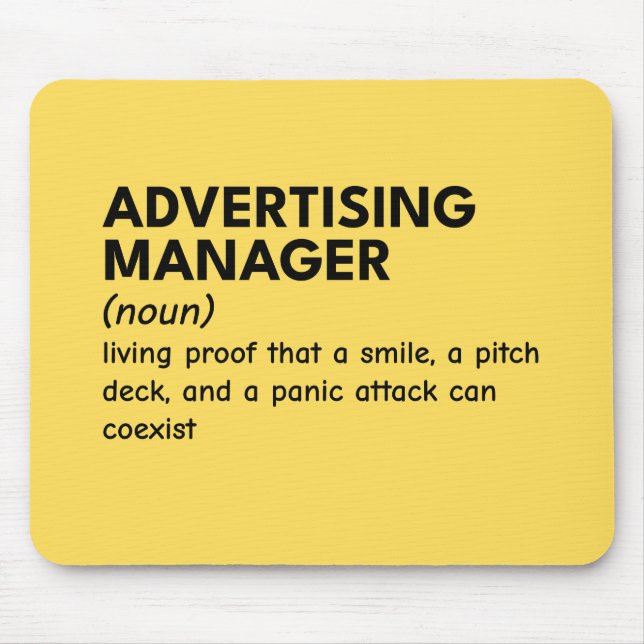 Definition des Marketing Managers löschen Mousepad (Vorne)