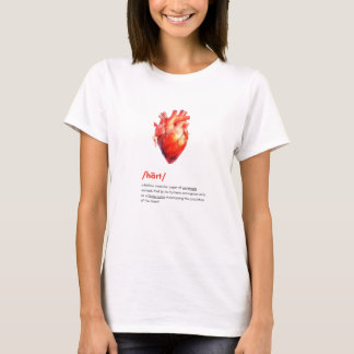 Definition des menschlichen Herzens T-Shirt