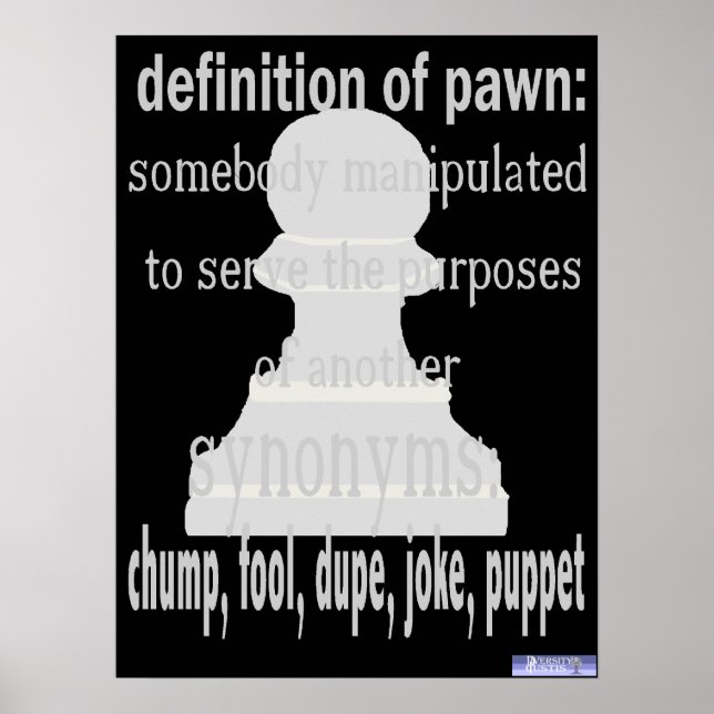 Definition des Pawn Poster (Vorne)