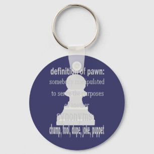 Definition des pawn-Schlüsselanhängers Schlüsselanhänger