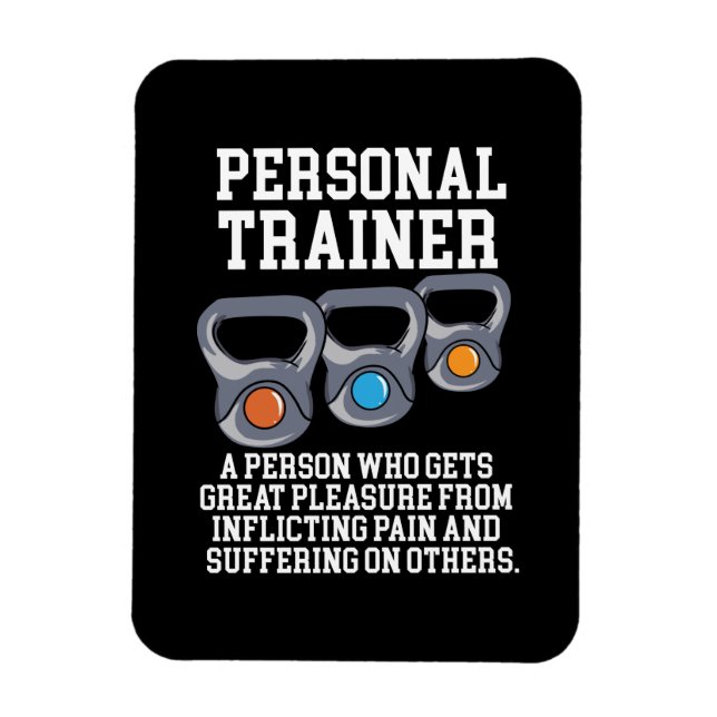 Definition des Personal Trainers Magnet (Vertikal)