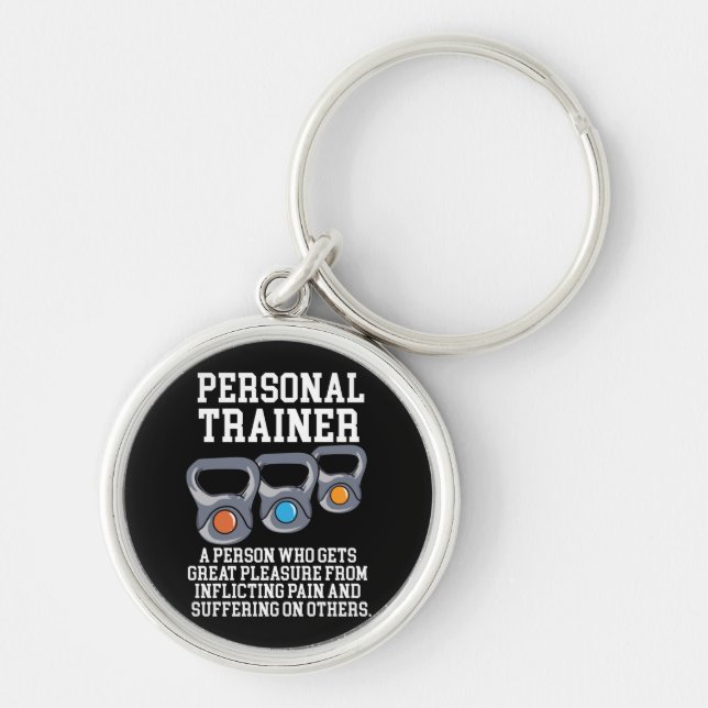 Definition des Personal Trainers Schlüsselanhänger (Vorne)