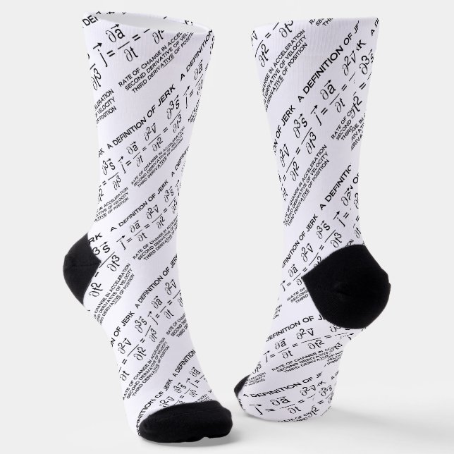 Definition des Spaßes für die Physik-Gleichung in  Socken (Gewinkelt)