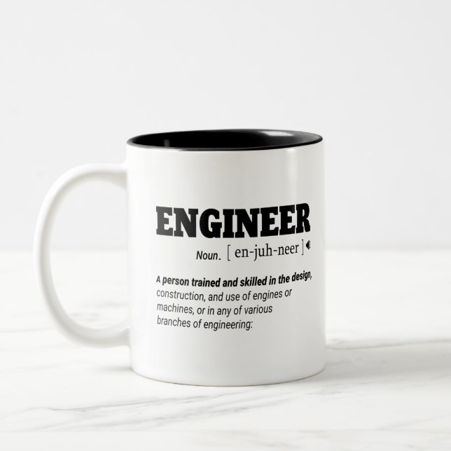 Definition des Vaters Zweifarbige Tasse (Links)