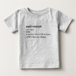Definition des Vaxxer-Wörterbuchs Baby T-shirt