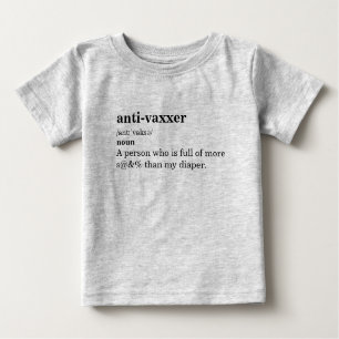 Definition des Vaxxer-Wörterbuchs Baby T-shirt