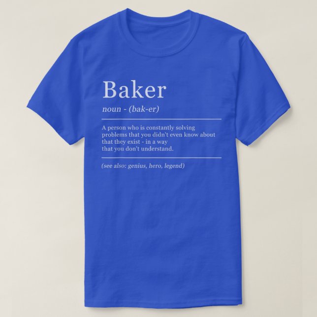 Definition des Wörterbuchers T-Shirt (Design vorne)